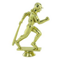 Trophy Figure (Female Baseball - Bat Down)